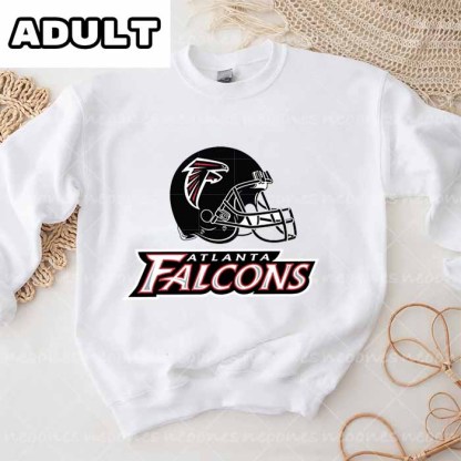 Baby Falcons Romper and Adult Sweatshirt