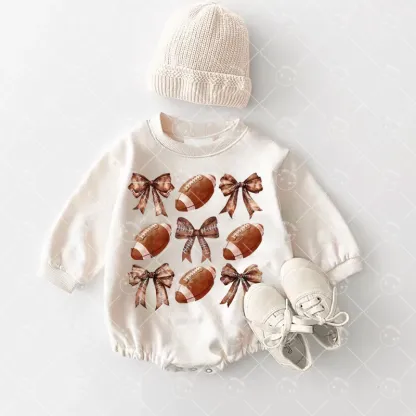 Baby Game Day  Romper and Adult Sweatshirt