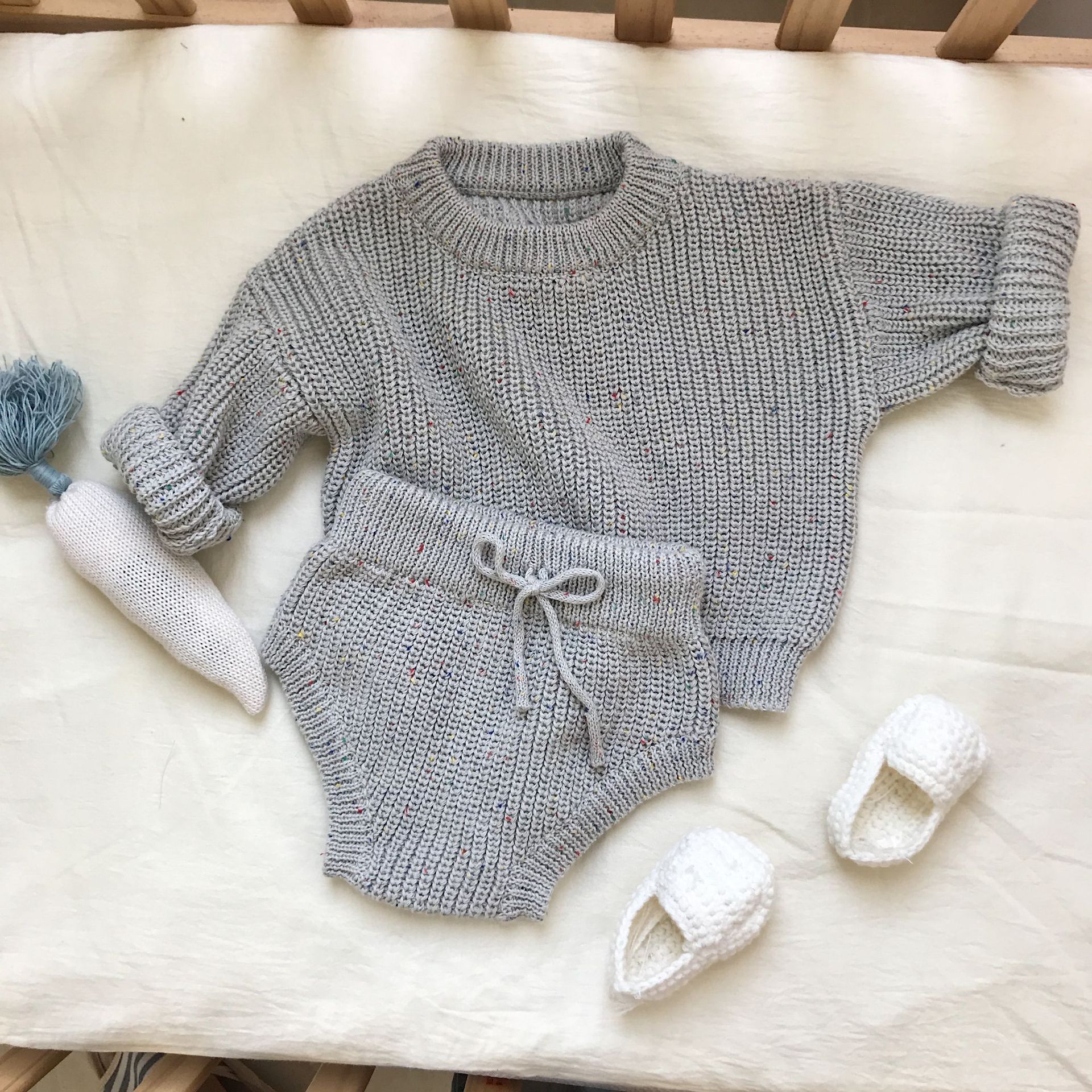 Baby Knitted Sweater Set