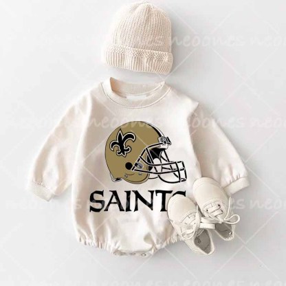 Baby New Orleans Saints Football Romper