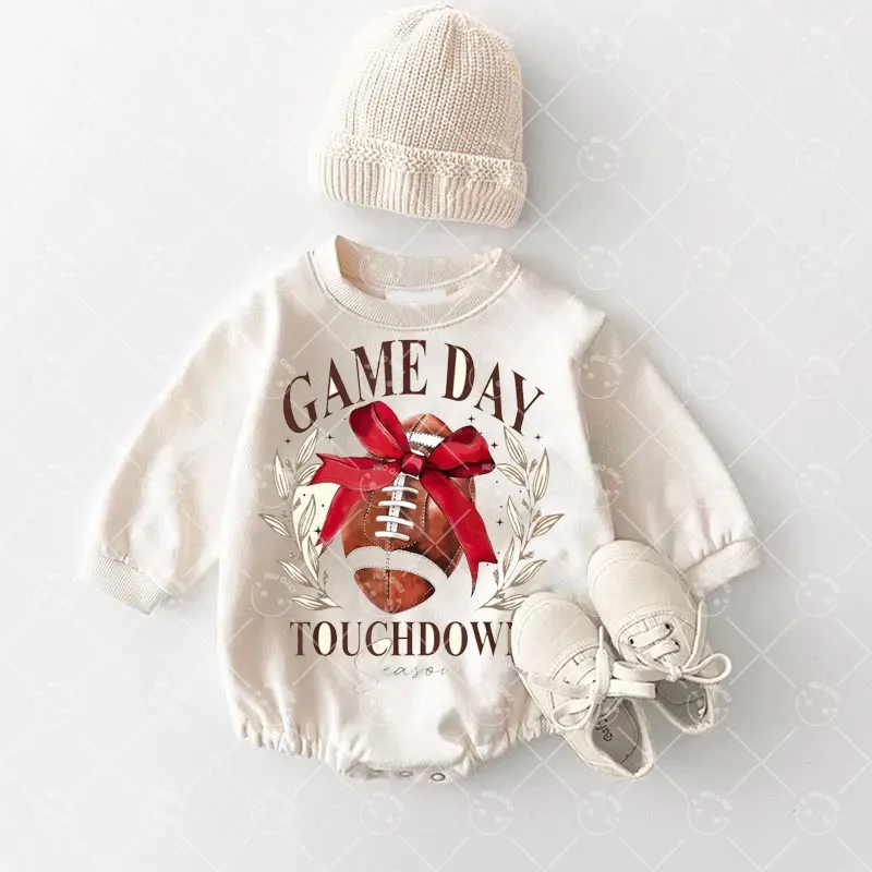 Baby Game Day Romper and Adult Sweatshirt