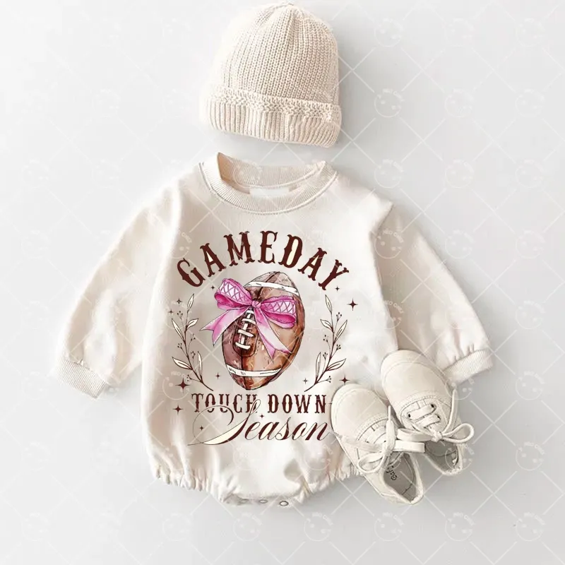Baby Game Day Romper and Adult Sweatshirt
