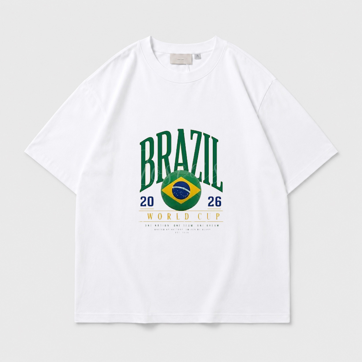 Soccer Fan Print Romper/T-Shirt