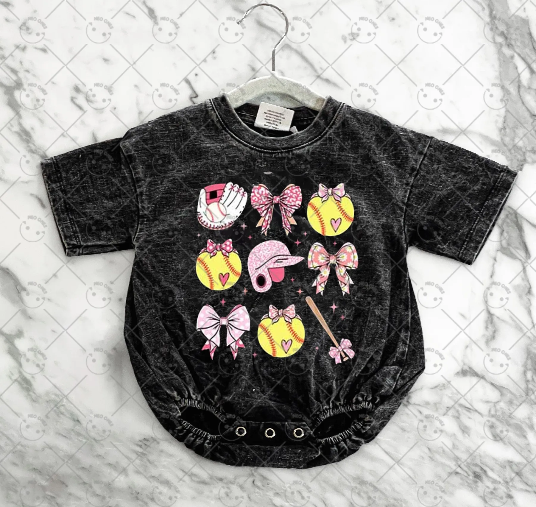 Baby Baseball Rompers and Adult T-Shirts