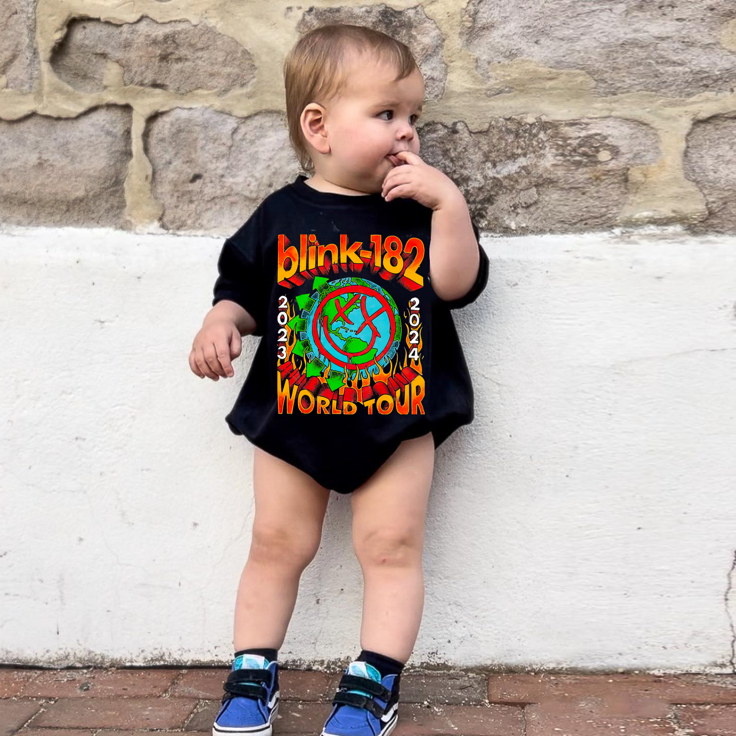 Baby Blink Print Bodysuit