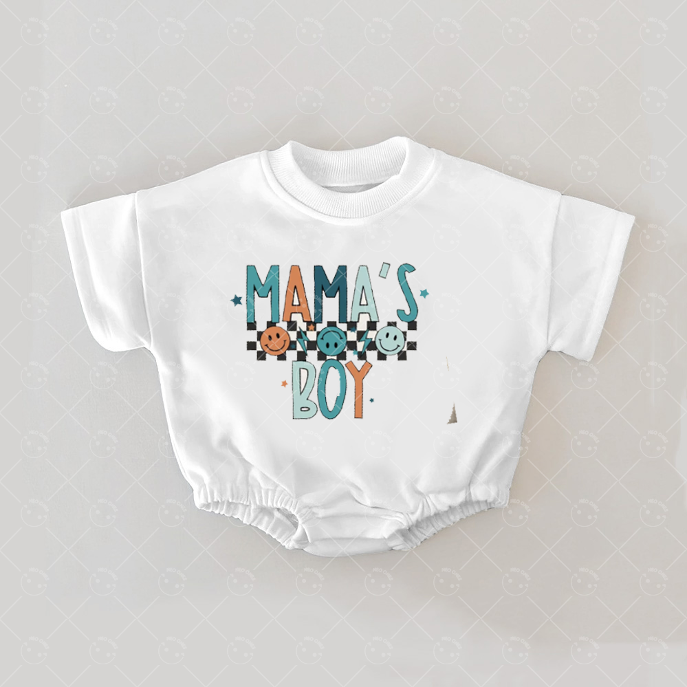 Baby Print Romper And Adult T-Shirt