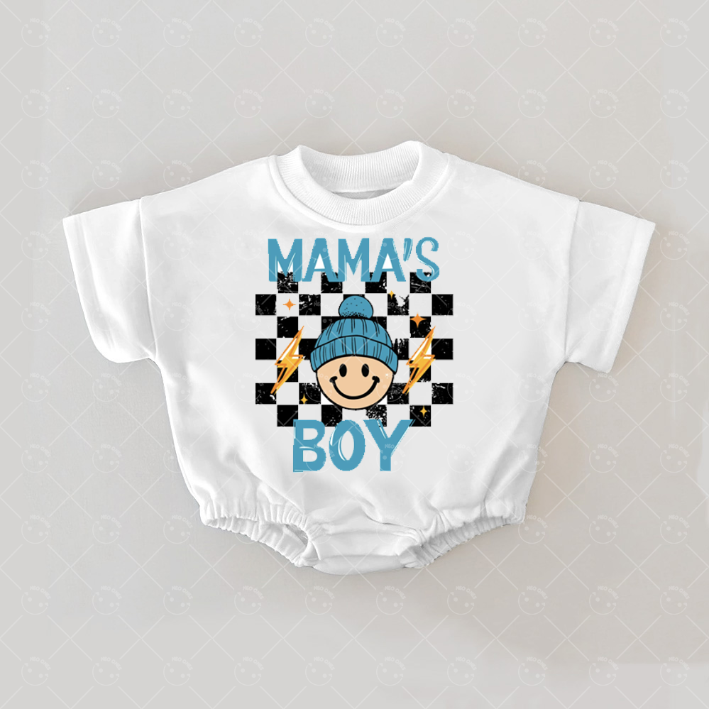Baby Print Romper And Adult T-Shirt