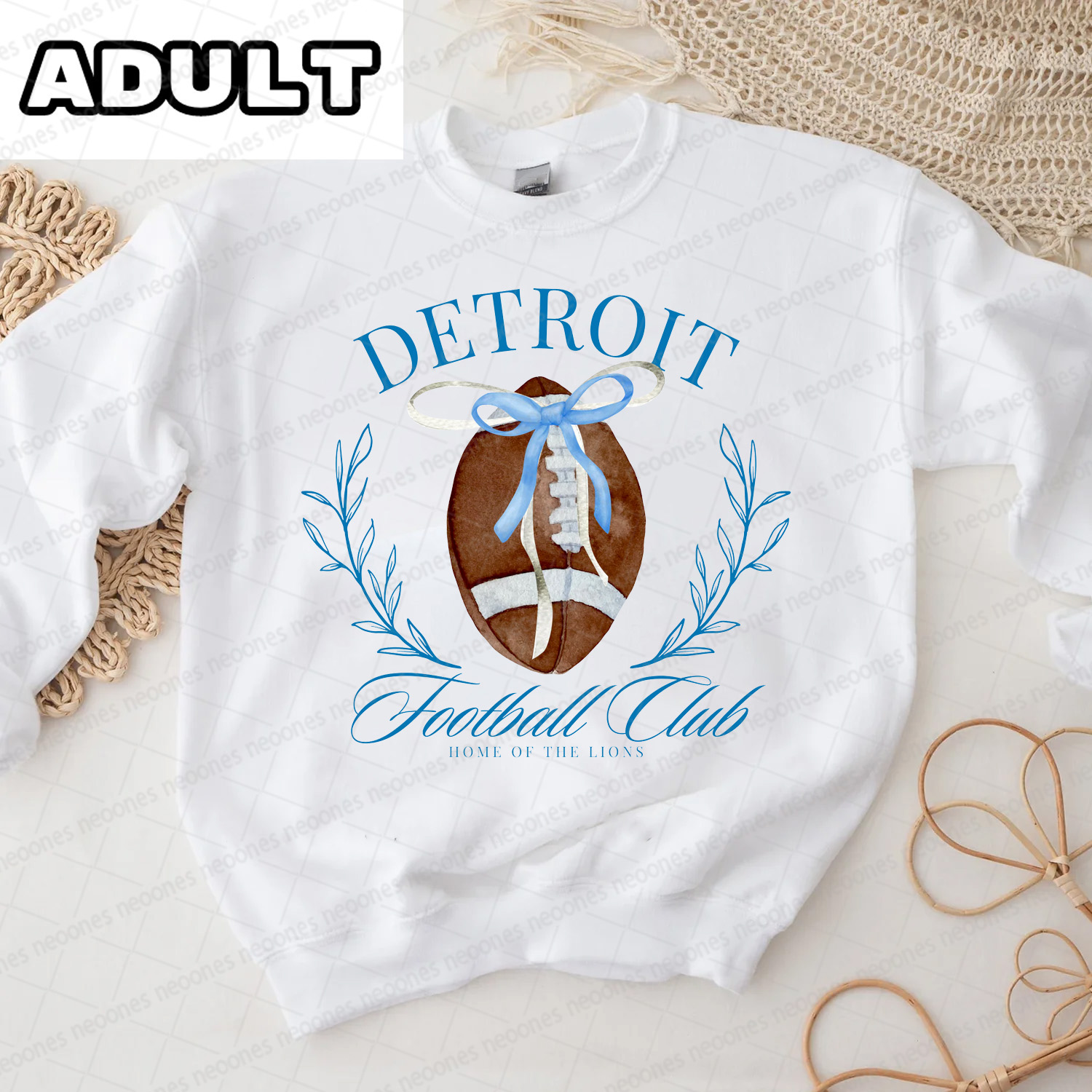 Baby  Football Romper And Matching Adult Hoodie