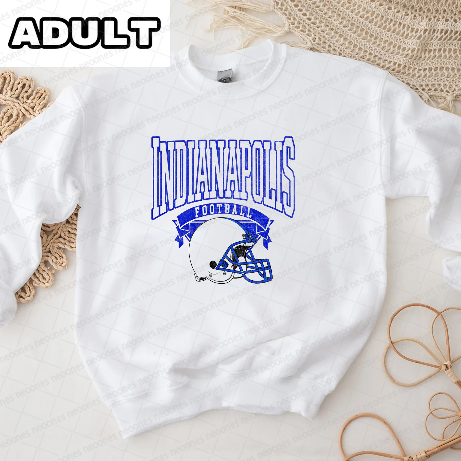 Baby  Football Romper And Matching Adult Hoodie