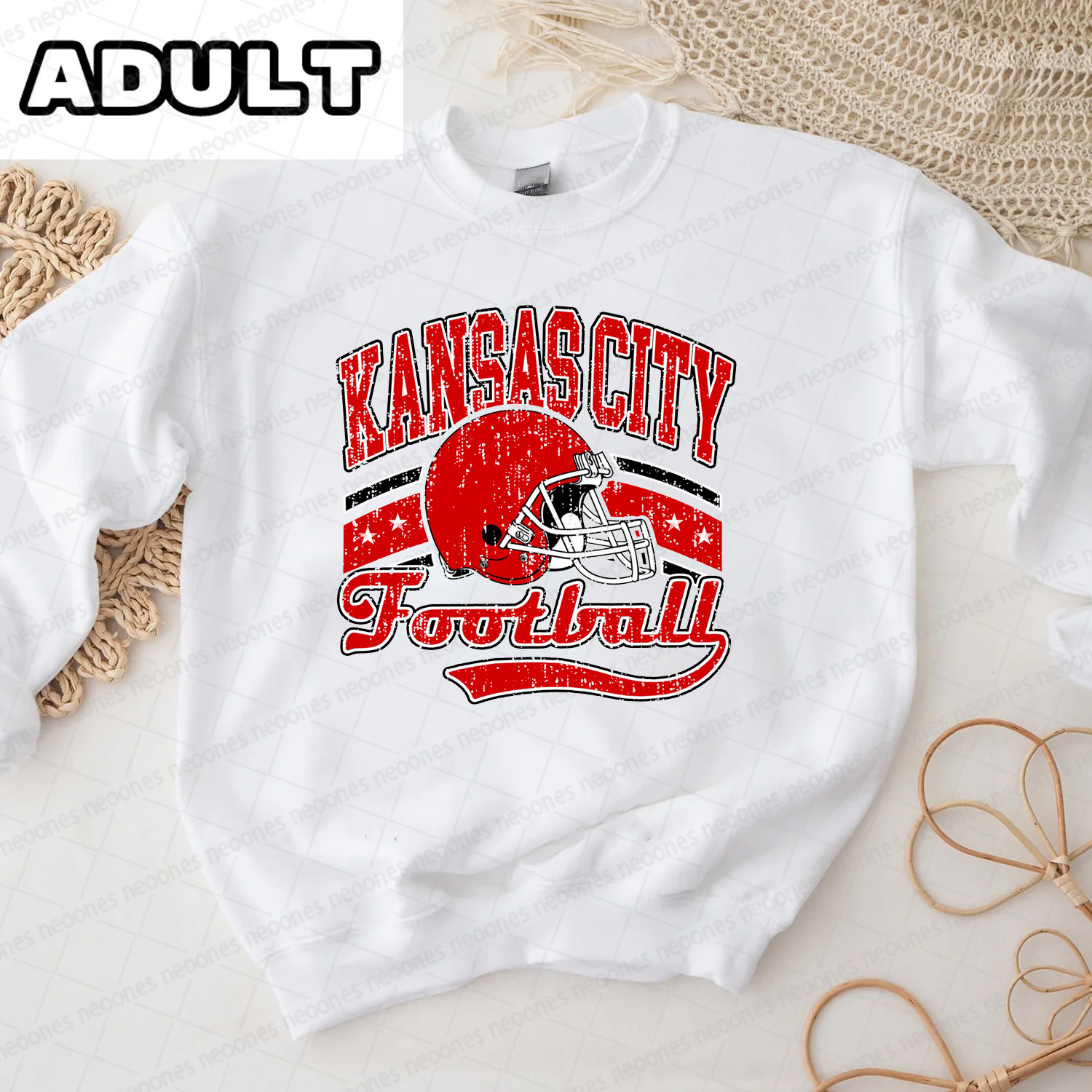 Baby  Football Romper And Matching Adult Hoodie