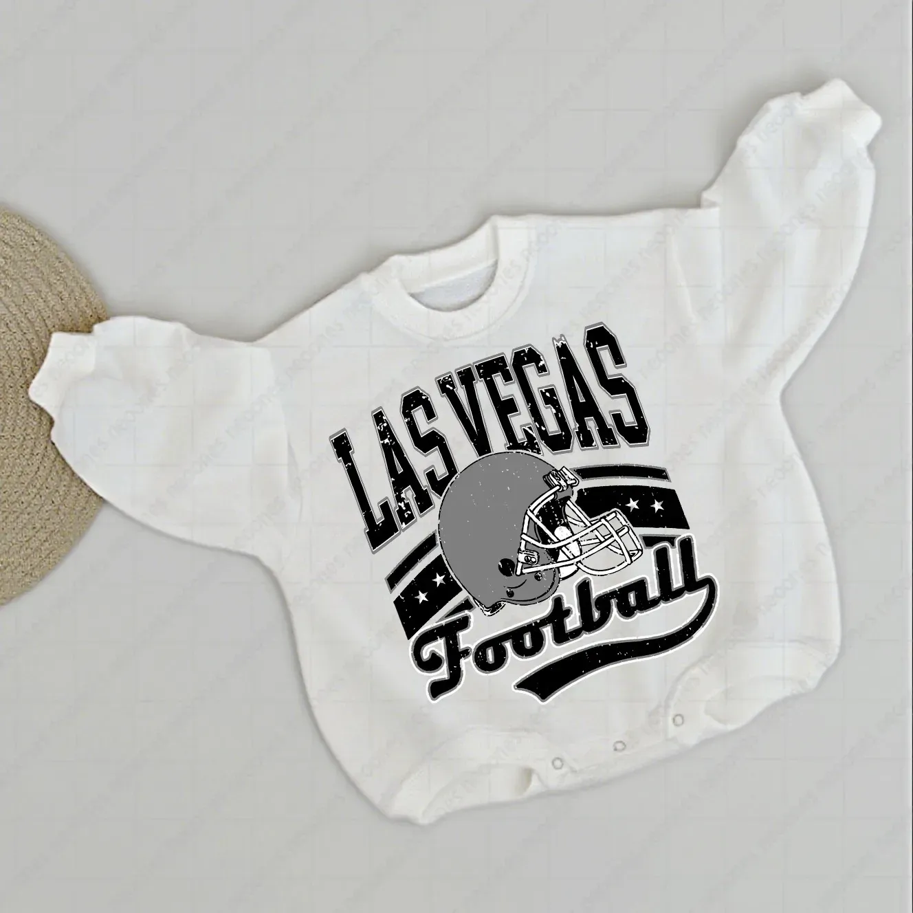 Baby Football Romper And Matching Adult Hoodie