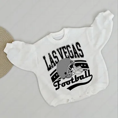 Baby  Football Romper And Matching Adult Hoodie