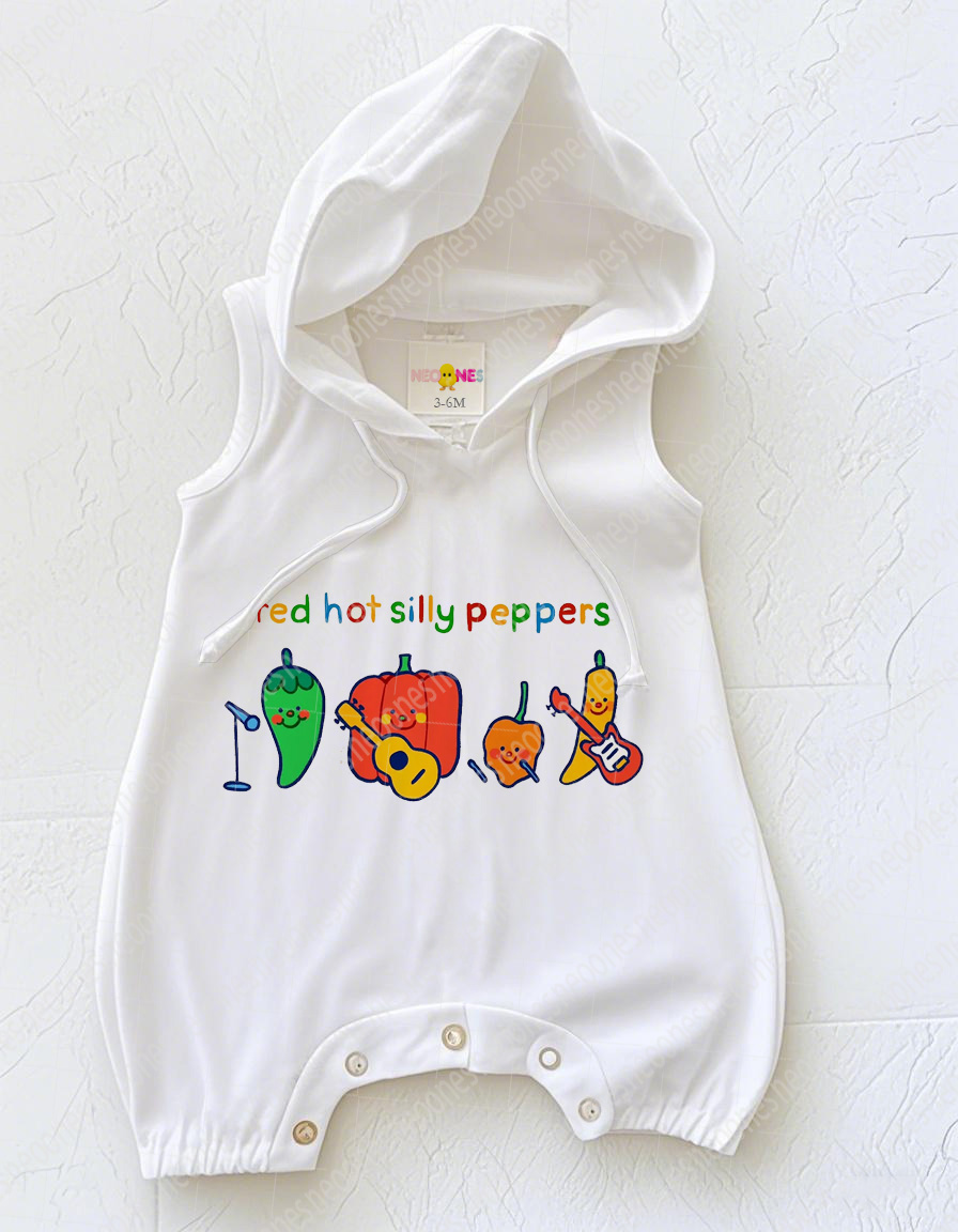 Baby Red Hot Silly Pepper Romper