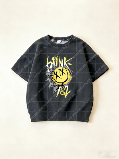 Baby Band Printed Romper And Adult T-Shirt