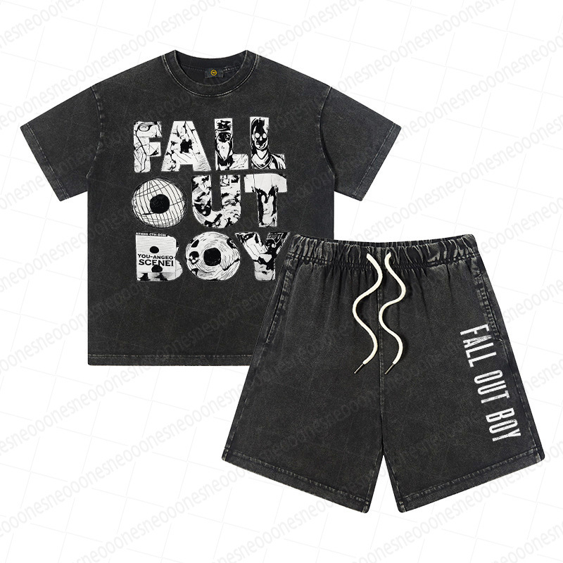 Kid's  Band Print Outfit