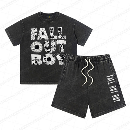 Kid's  Band Print Outfit