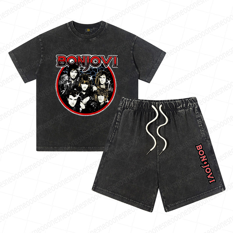 Kid's  Band Print Outfit