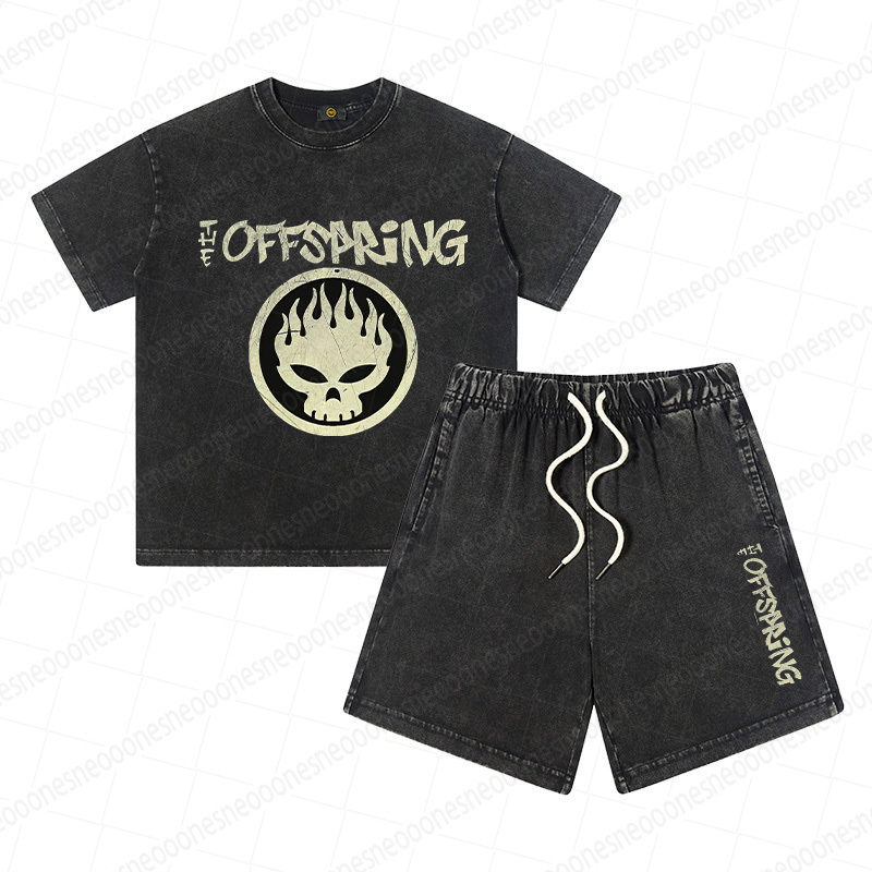 Kid's  Band Print Outfit