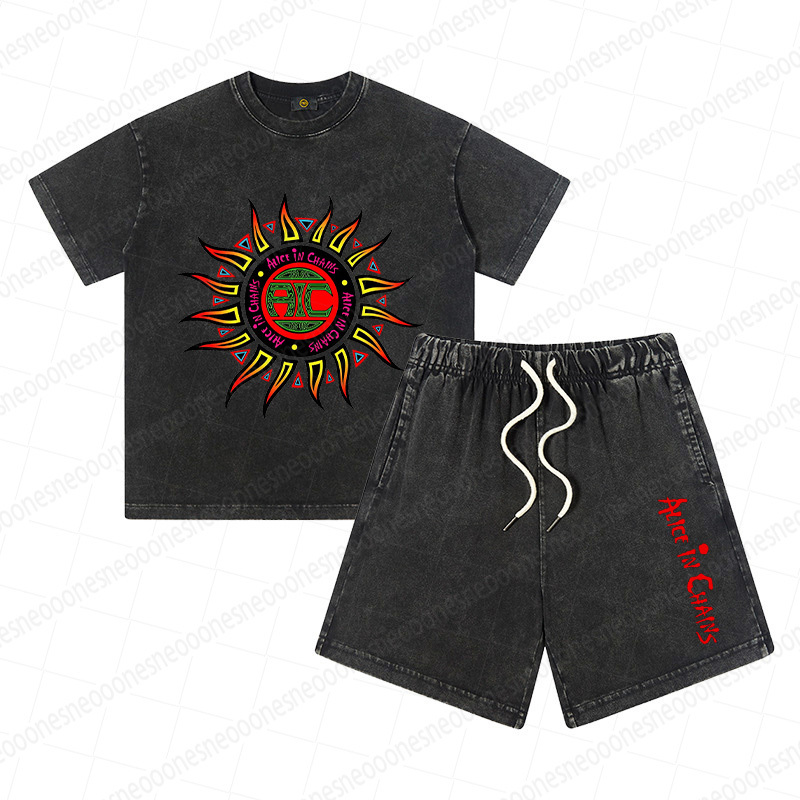 Kid's  Band Print Outfit