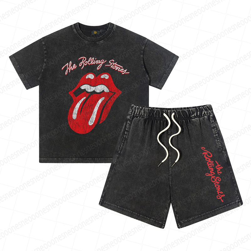 Kid's  Band Print Outfit