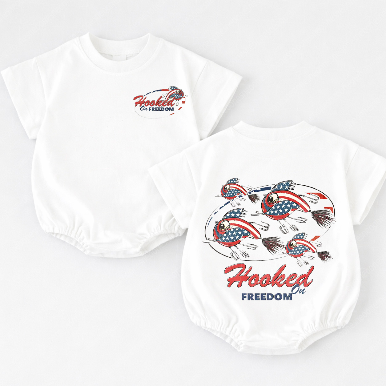 Baby Hunting Print Romper