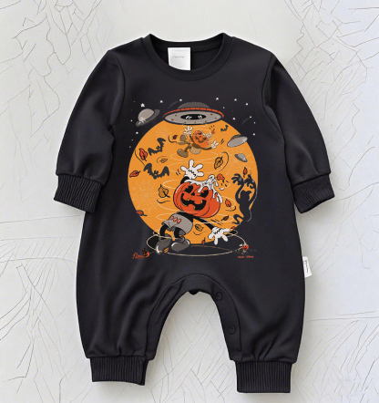 Baby Rock Band Graphic Romper – Vintage Music Tour Inspired Bodysuit