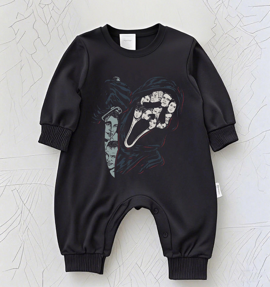 Baby Rock Band Graphic Romper – Vintage Music Tour Inspired Bodysuit