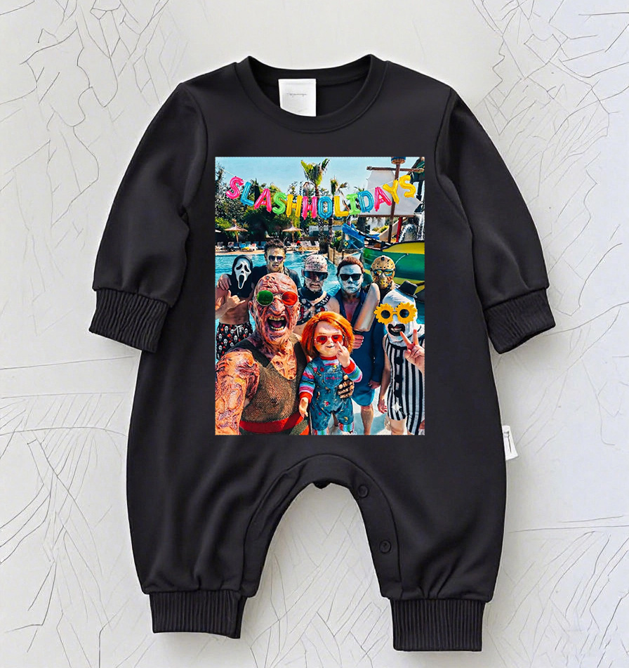 Baby Rock Band Graphic Romper – Vintage Music Tour Inspired Bodysuit