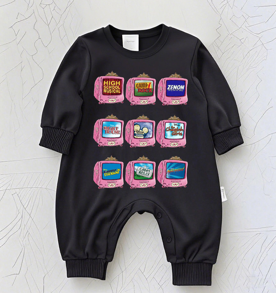 Baby Rock Band Graphic Romper – Vintage Music Tour Inspired Bodysuit