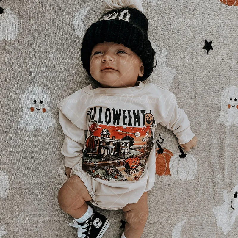 Baby Halloween Town Romper