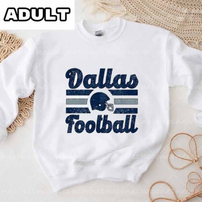 Baby Dallas Cowboys Romper and Adult Sweatshirt