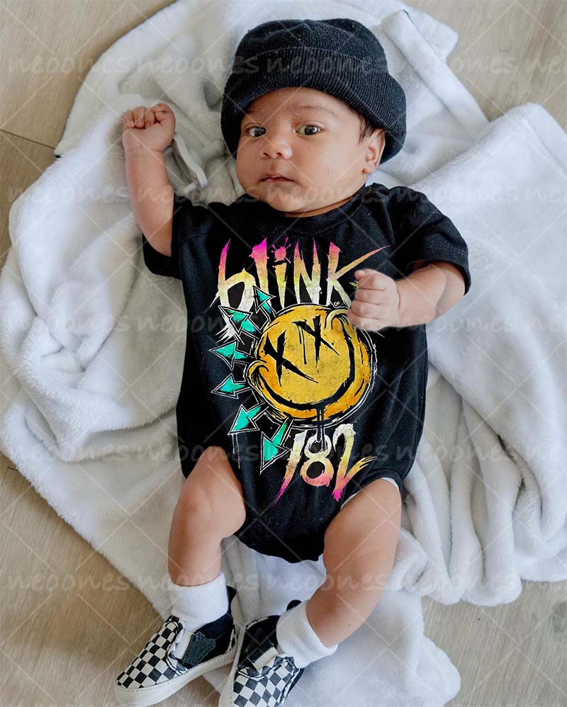 Baby Blink Print Bodysuit