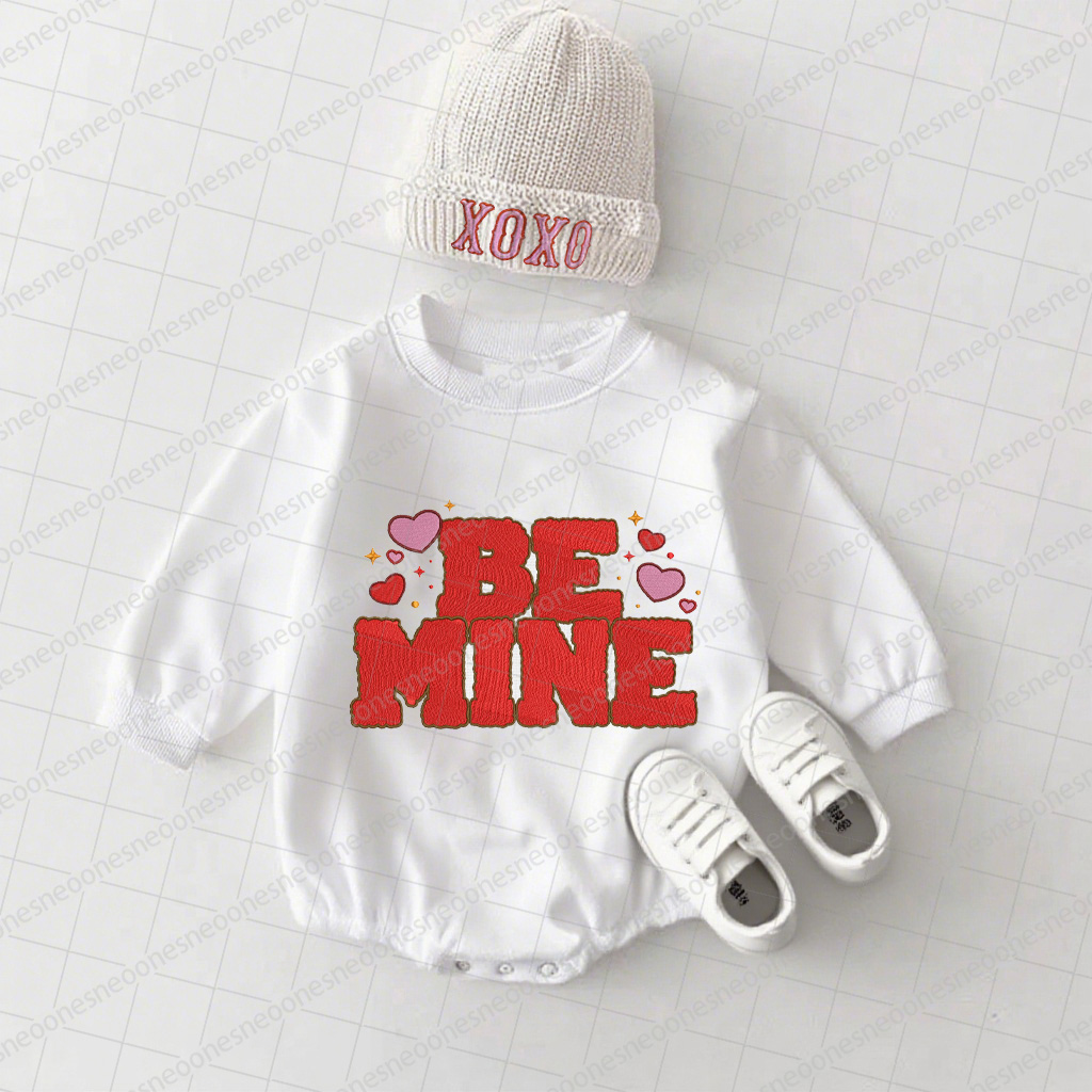 Baby Valentine's Day Printed Romper