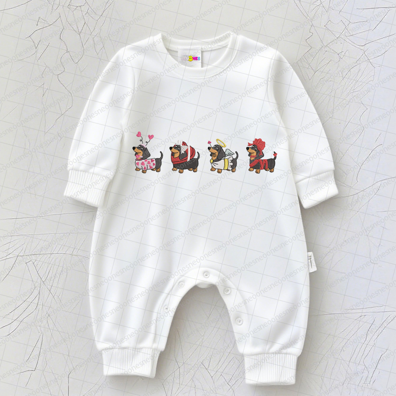 Baby Girl Valentine's Day Romper