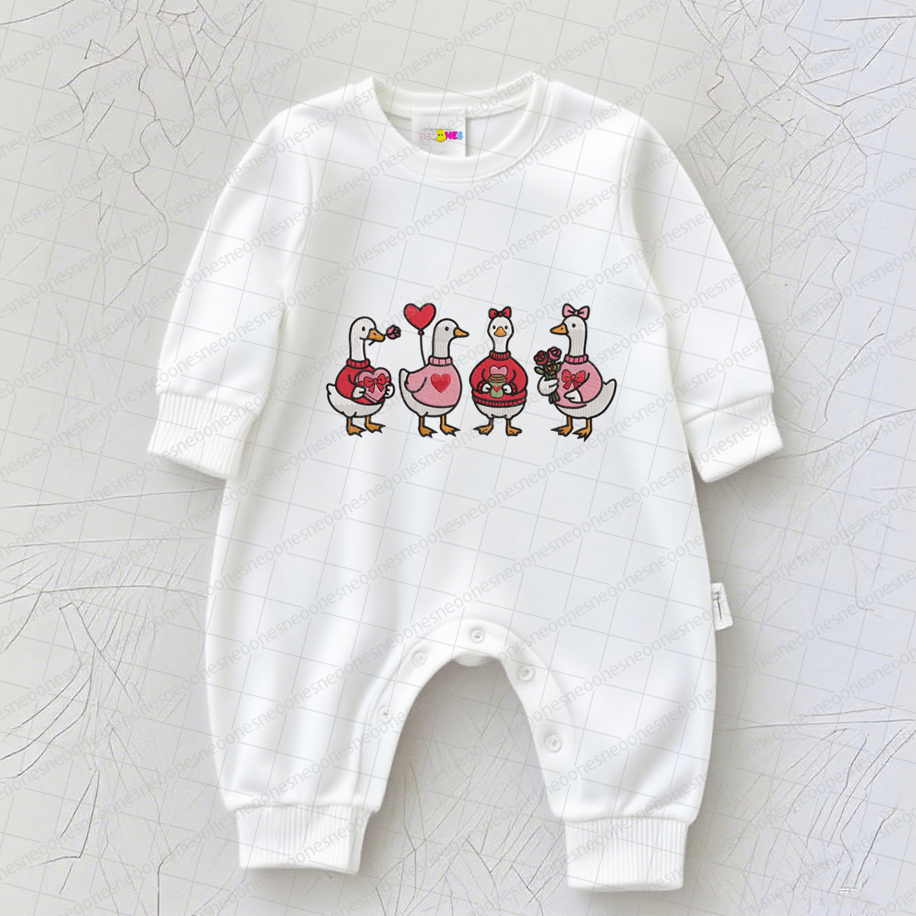 Baby Girl Valentine's Day Romper