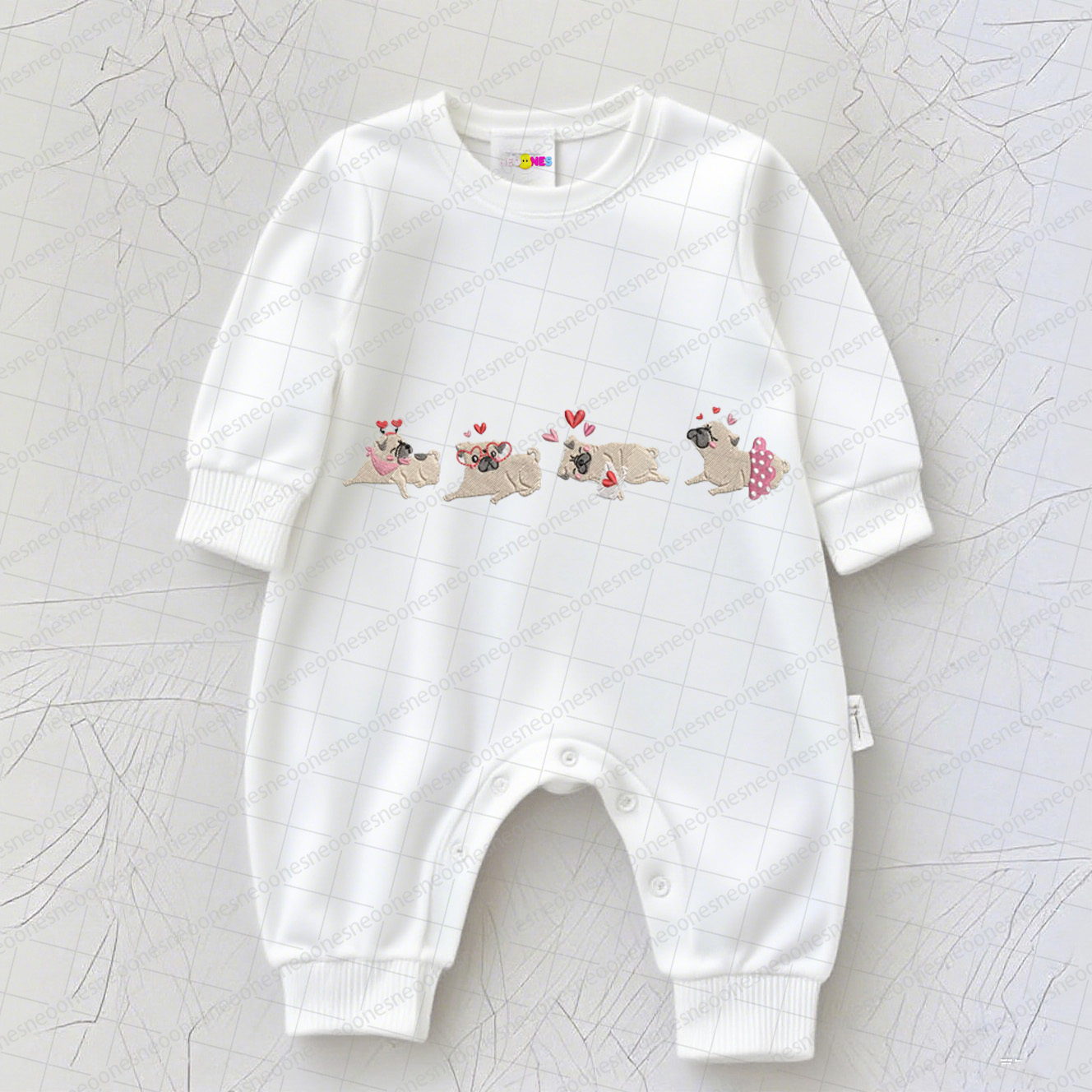 Baby Girl Valentine's Day Romper