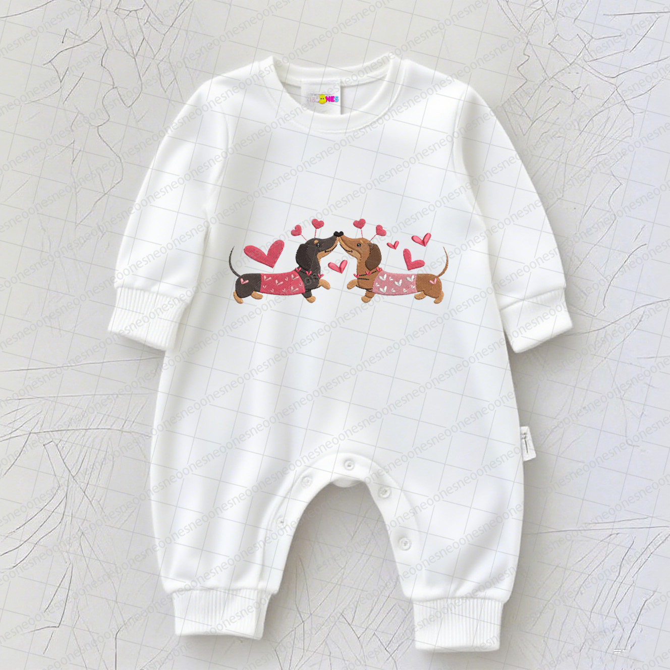 Baby Girl Valentine's Day Romper