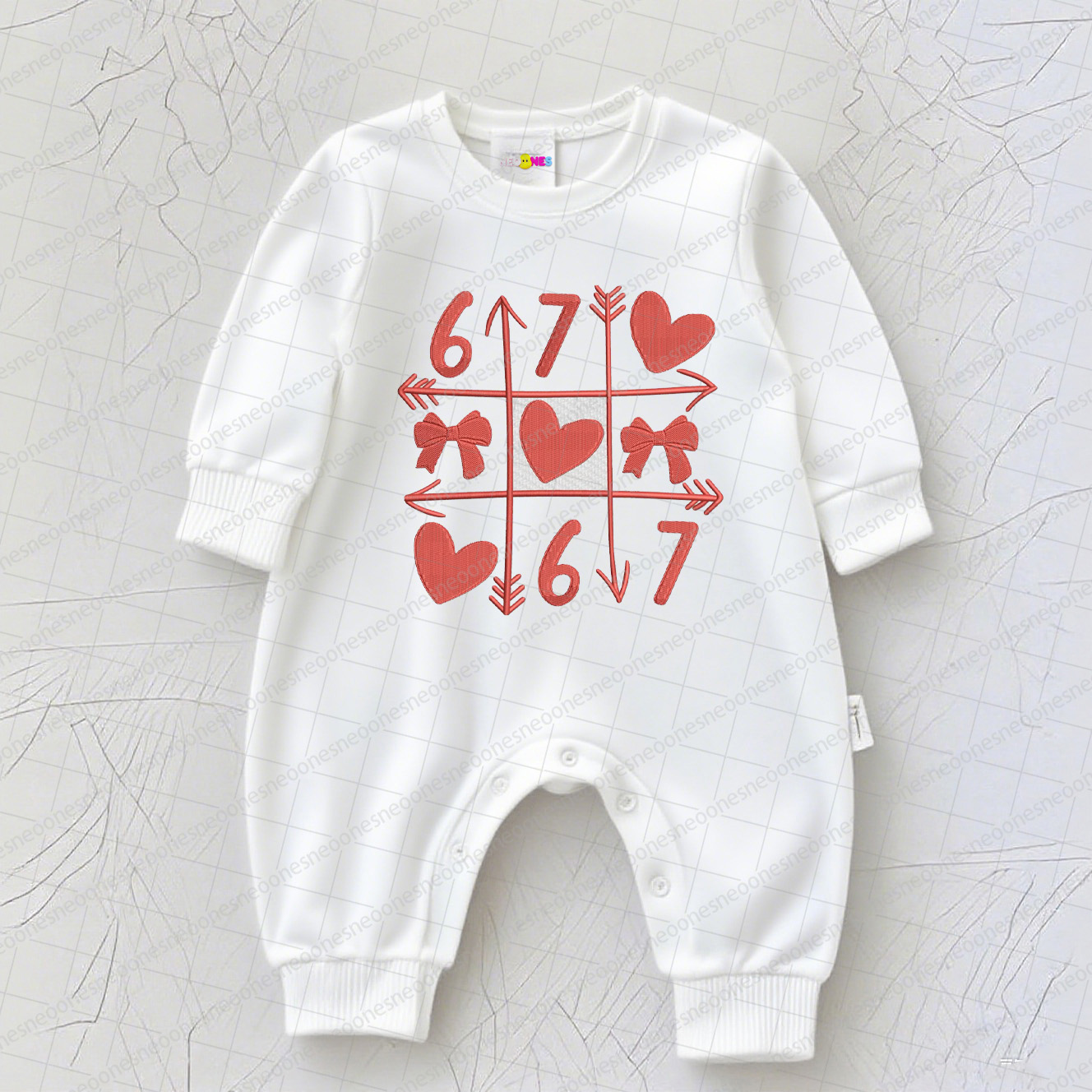 Baby Girl Valentine's Day Romper