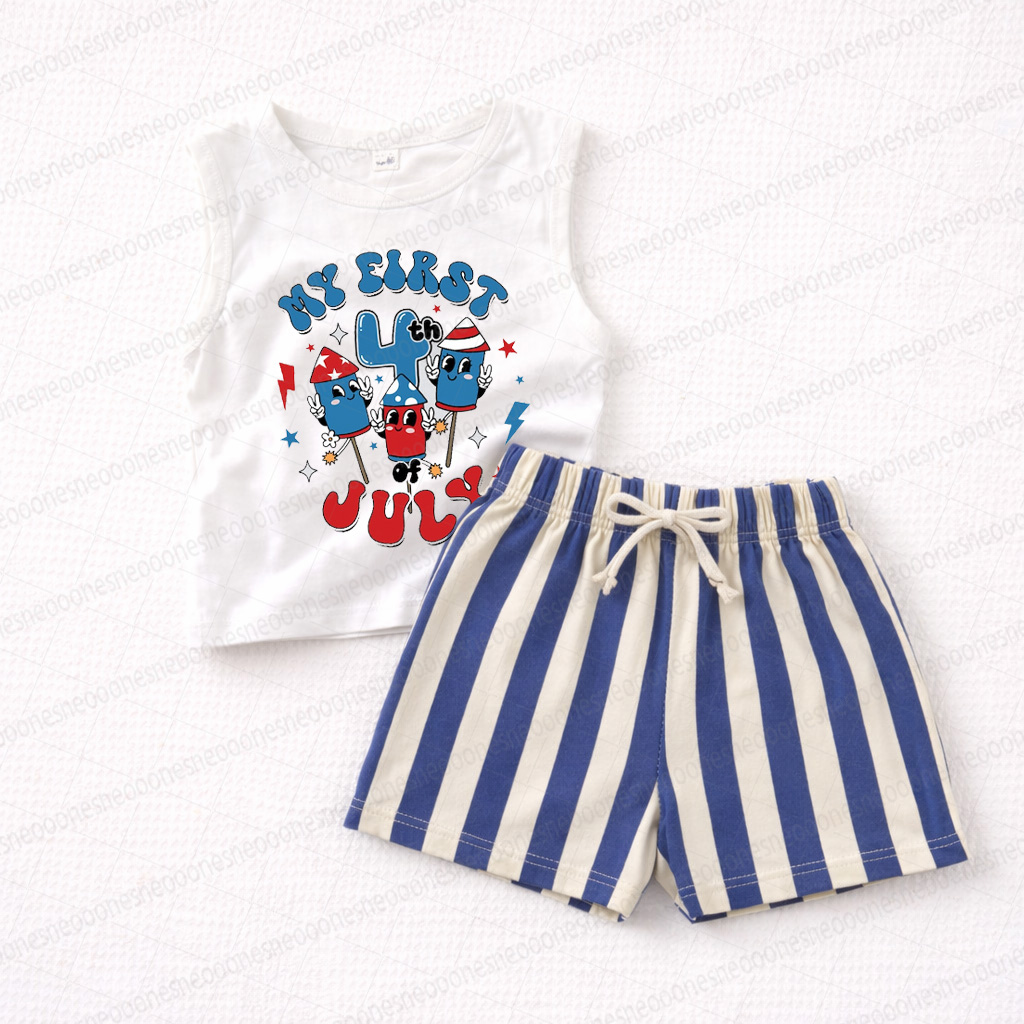 2-piece Baby Independence Day Set
