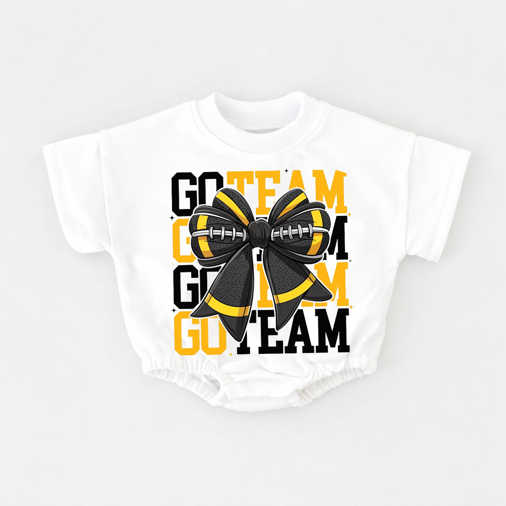 Baby  Football Romper And Matching Adult Hoodie