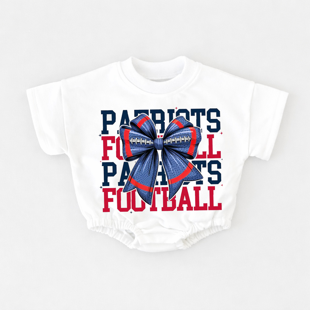 Baby  Football Romper And Matching Adult Hoodie