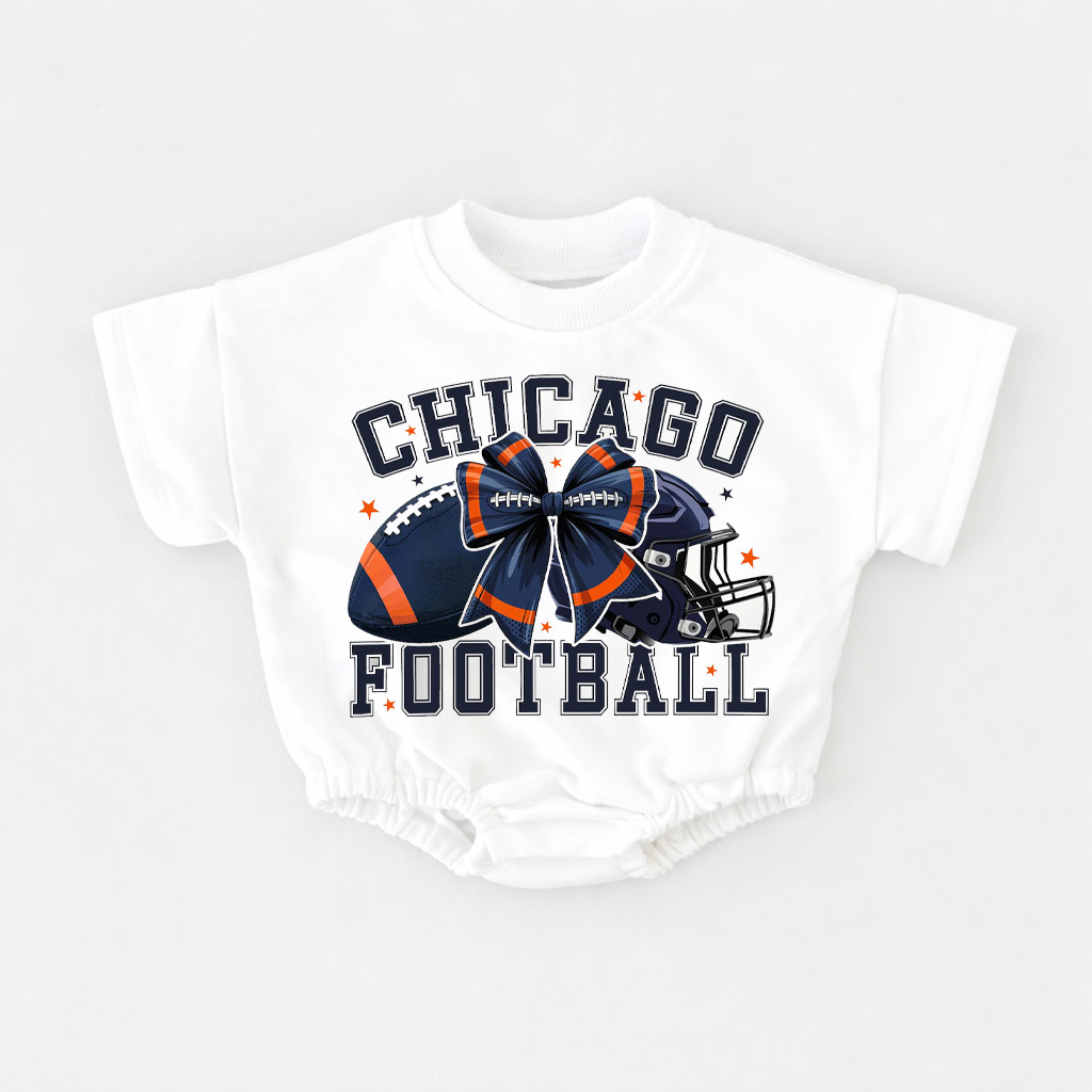 Baby  Football Romper And Matching Adult Hoodie
