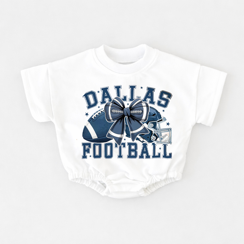 Baby  Football Romper And Matching Adult Hoodie