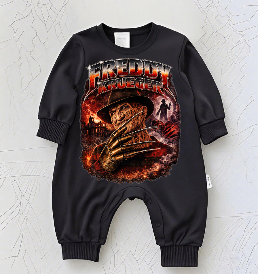 Baby Halloween Print Romper