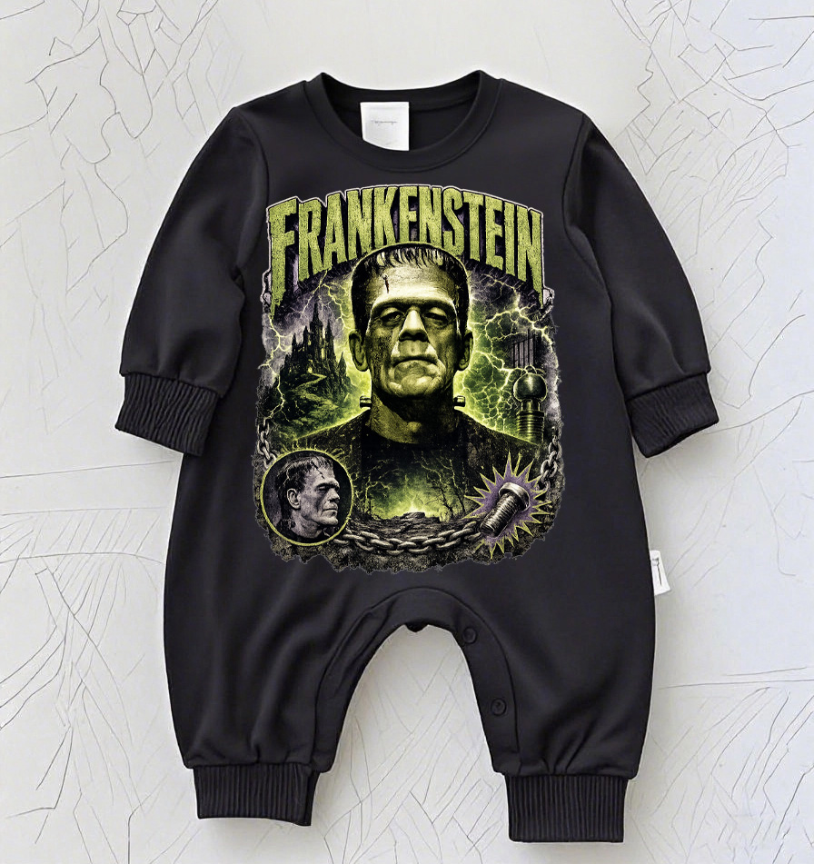Baby Halloween Print Romper