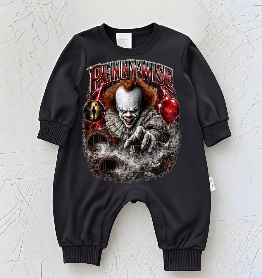 Baby Halloween Print Romper