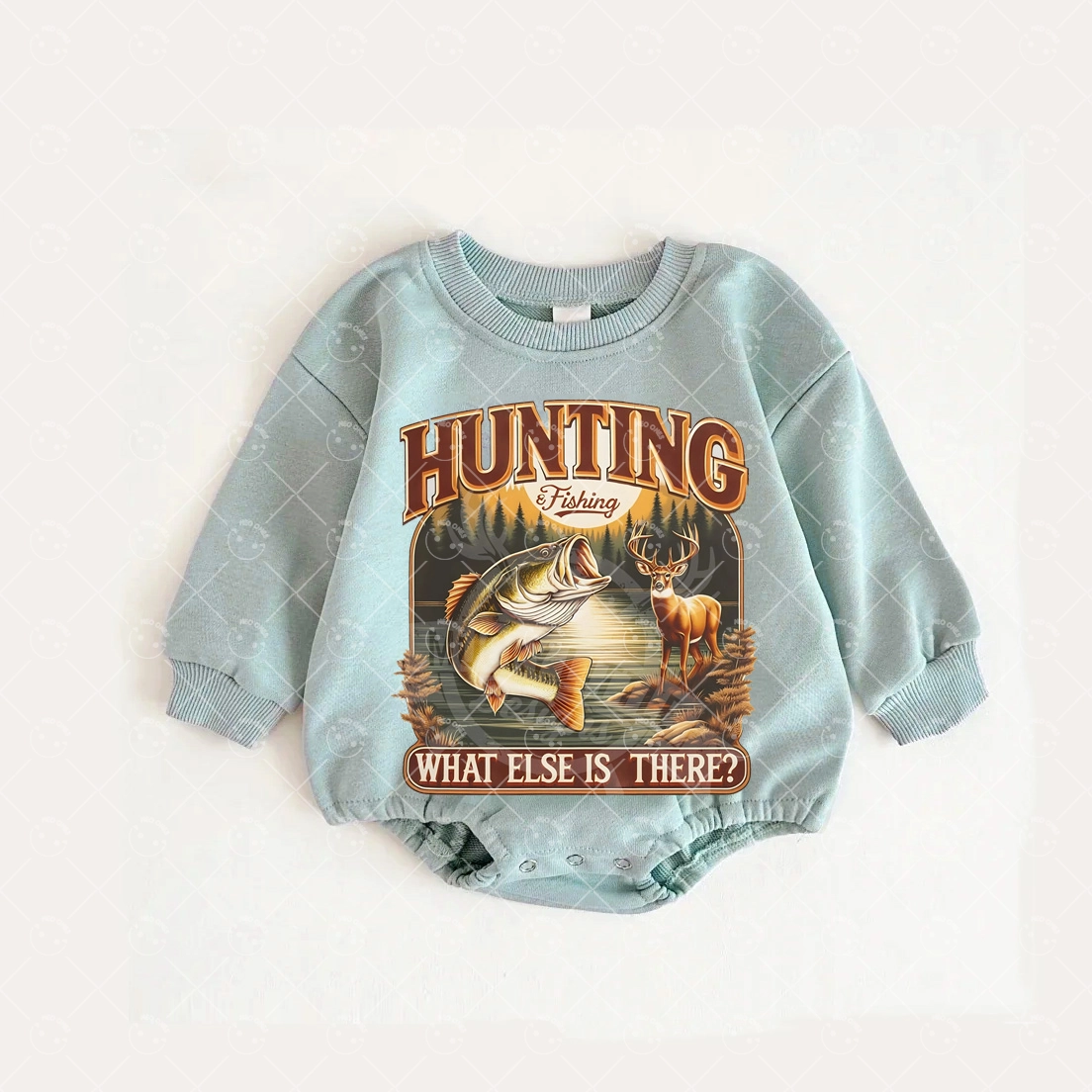 Baby Fishing and hunting Romper