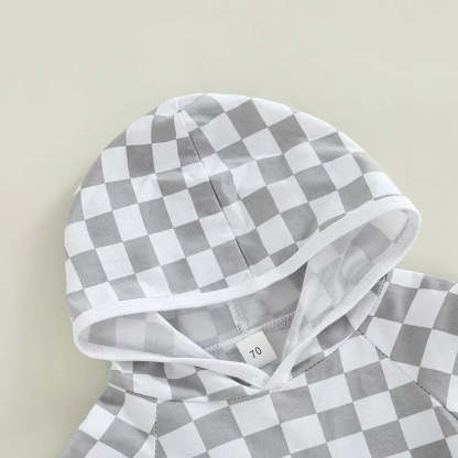 2 Piece Baby striped hooked suit