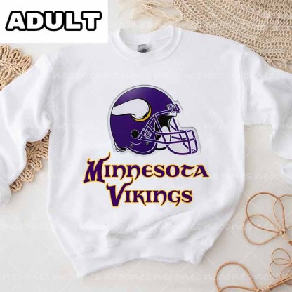 Baby Minnesota Vikings Romper and Adult Sweatshirt