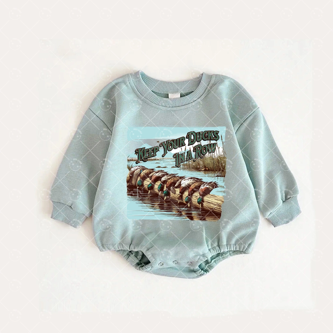 Baby Hunting ducks Romper